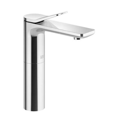 Dornbracht Lisse Single-Lever Lavatory Mixer With Raised Spout Without Drain In Platinum Matte