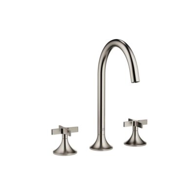Dornbracht VAIA Three-Hole Lavatory Mixer With Drain In Platinum Matte