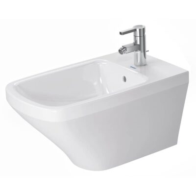 Duravit Duravit DuraStyle Single Hole Horizontal Spray Wall Mount Bidet in White