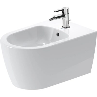 Duravit Duravit ME by Starck Single Hole Horizontal Spray Wall Mount Bidet in White