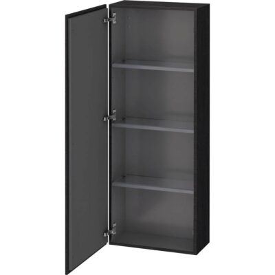 Duravit Duravit L-Cube 19 5/8'' x 52'' Wall Mount Linen Cabinet in Black Oak
