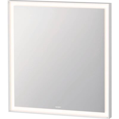 Duravit Duravit L-Cube Sensor Control LED Mirror in Aluminum, 3500K