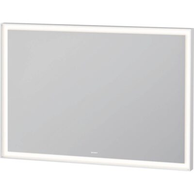 Duravit Duravit L-Cube Sensor Control LED Mirror in Aluminum, 3500K