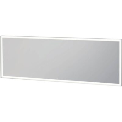 Duravit Duravit L-Cube Sensor Control LED Mirror in Aluminum, 3500K