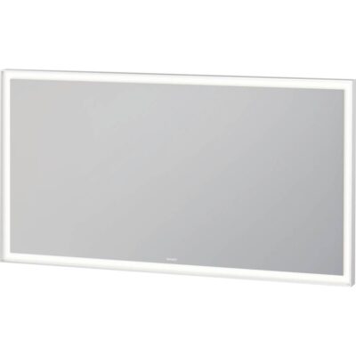 Duravit Duravit L-Cube Sensor Control LED Mirror in Aluminum, 3500K