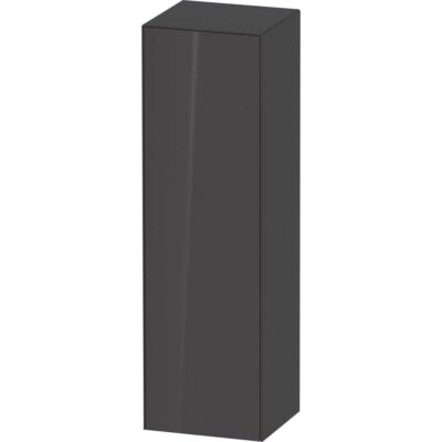 Duravit Duravit White Tulip 15 3/4'' x 52'' Wall Mount Linen Cabinet in High Gloss Graphite