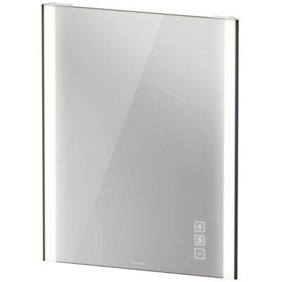 Duravit Duravit XViu Icons Control LED Mirror in Matte Black, 2700K - 6500K