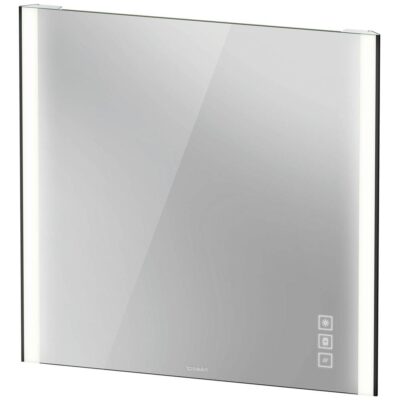 Duravit Duravit XViu Icons Control LED Mirror in Matte Black, 2700K - 6500K