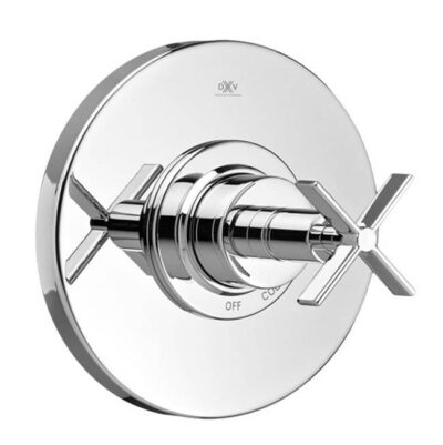 DXV Percy Shower Trim Cross Handle - Bn