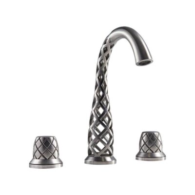 DXV Vibrato 2- Handle Widespread 3D Printed Bathroom Faucet with Knob Handles