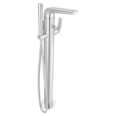 DXV DXV Modulus® Single Handle Floor Mount Bathtub Filler with Hand Shower and Lever Handle
