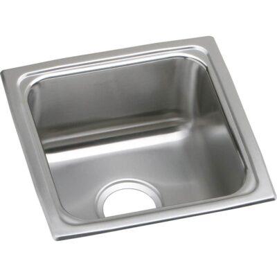 Elkay 18 Gauge Stainless Steel 13'' x 13'' x 7.625'' Single Bowl Drop-in Kitchen Sink