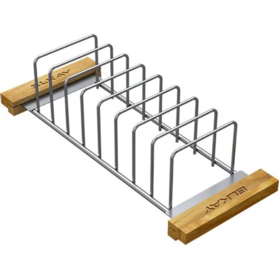 Elkay CROSSTOWN STAINLESS STEEL WOOD HANDLE 6.75'' x 16.763'' x 4.682'' DRYING RACK