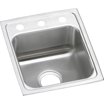Elkay 18 Gauge Stainless Steel 13'' x 16'' x 4'' Single Bowl Drop-in Kitchen Sink