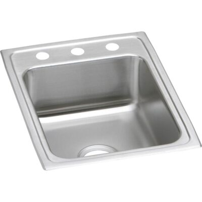 Elkay 18 Gauge Stainless Steel 17'' x 22'' x 6'' Single Bowl Drop-in Kitchen Sink