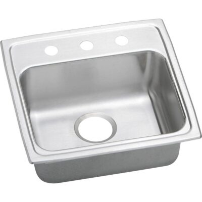 Elkay 18 Gauge Stainless Steel 19.5'' x 19'' x 4'' Single Bowl Drop-in Kitchen Sink