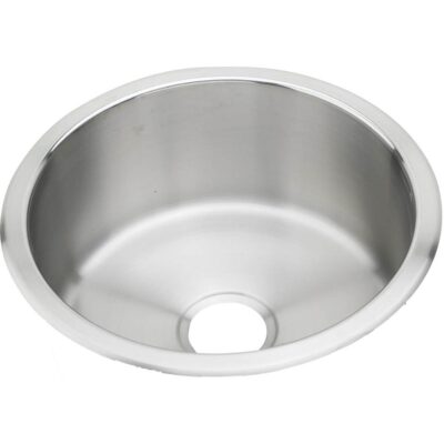 Elkay 18 Gauge Stainless Steel 14.375'' x 14.375'' x 6'' Single Bowl Top Mount Bar/Prep Sink