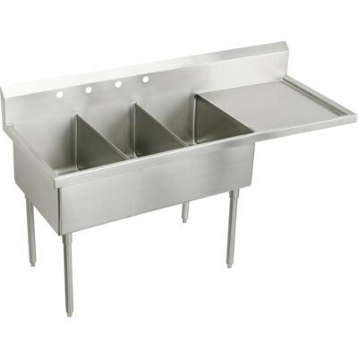 Elkay WNSF THREE COMPT SCULLERY SINK