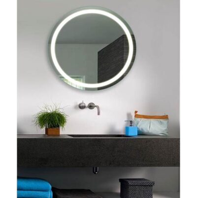 Electric Mirror Eternity 30'' Round Lighted Mirror