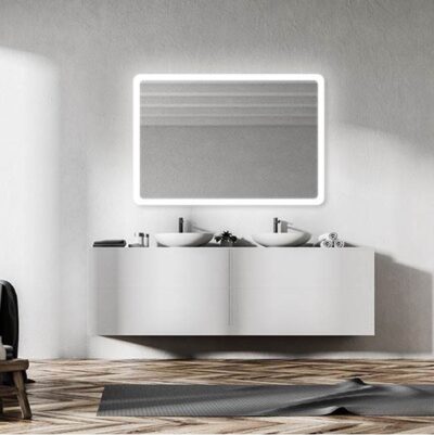 Electric Mirror Eyla with Keen Lighted Mirror