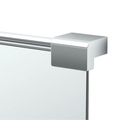 Gatco Fixed Mount 30''H Frameless Rectangle Décor Mirror Chrome