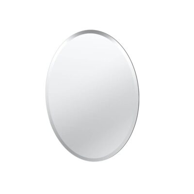Gatco Flush Mount EZ Hanging 26.5''H Frameless Oval Mirror