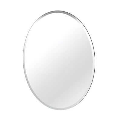 Gatco Flush Mount EZ Hanging 32''H Frameless Oval Mirror