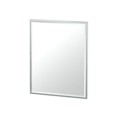 Gatco Flush Mount EZ Hanging 25''H Framed Rect Mirror, Chrome