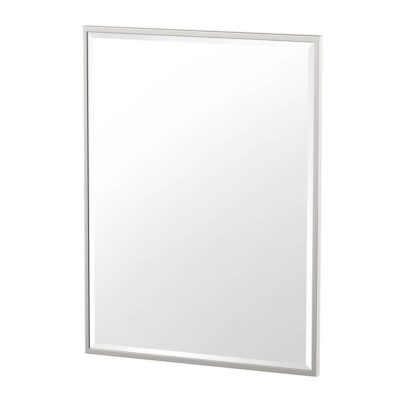 Gatco Flush Mount EZ Hanging 32.5''H Framed Rectangular Mirror, Satin Nickel