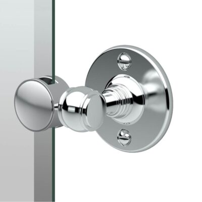 Gatco Cafe 32''H Frameless Oval Mirror, Chrome