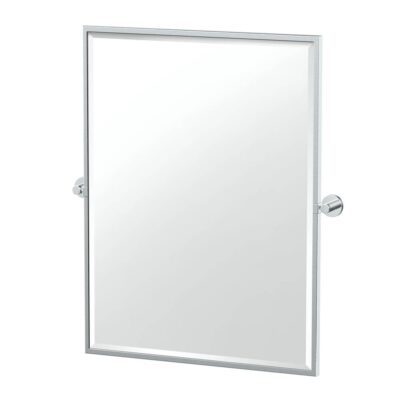 Gatco Reveal 32.5''H Framed Rectangle Mirror, Chrome