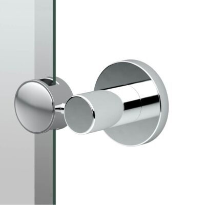 Gatco Channel 32''H Frameless Oval Mirror, Chrome