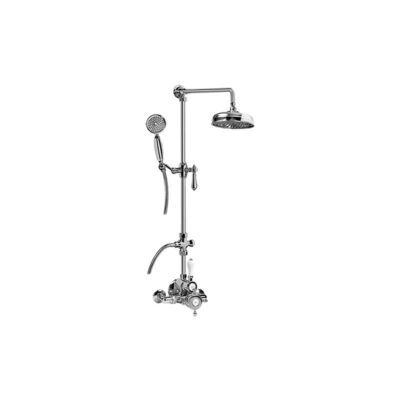 Graff Adley Traditional Exposed Thermostatic Tub and Shower System - w/Metal Handshower Handle