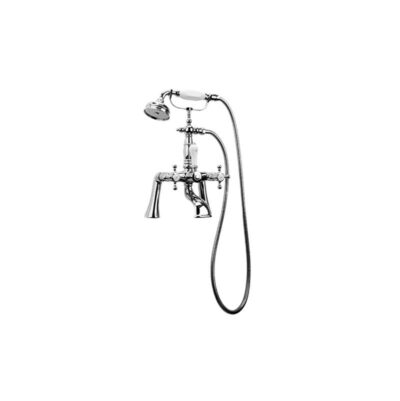 Graff Adley Exposed Deck-Mounted Tub Filler w/Handshower Set