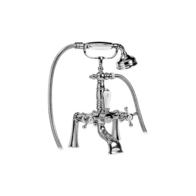 Graff Adley Exposed Deck-Mounted Tub Filler w/Handshower Set