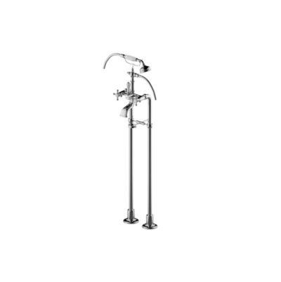 Graff Adley Exposed Floor-Mounted Tub Filler w/Handshower Set