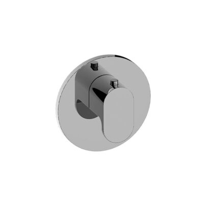 Graff Ametis Round M-Series Thermostatic Valve Trim Plate with Handle