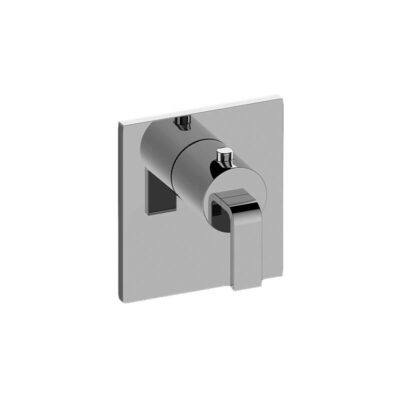 Graff Immersion Square M-Series Thermostatic Valve Trim Plate with Handle