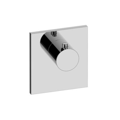 Graff M.E. Square M-Series Thermostatic Valve Trim Plate with Handle