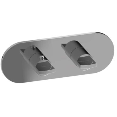 Graff Sade/Targa Round M-Series Valve Trim with Two Handles (Horizontal Orientation)