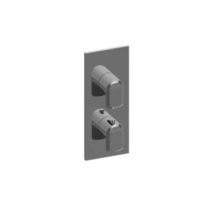 Graff Sento Square M-Series Valve Trim with Two Handles