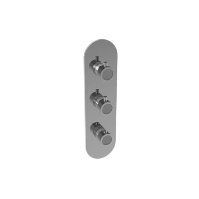 Graff Cameo Round M-Series Valve Trim with Three Handles