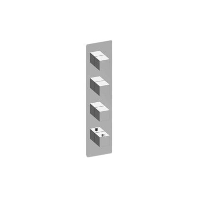 Graff Incanto Square M-Series Valve Trim with Four Handles