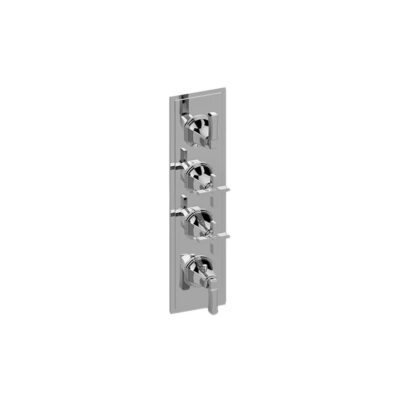 Graff Finezza UNO M-Series Valve Trim with Four Handles