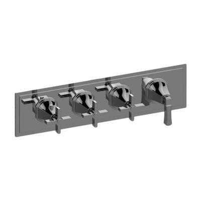 Graff Finezza UNO M-Series Valve Trim with Four Handles (Horizontal Orientation)