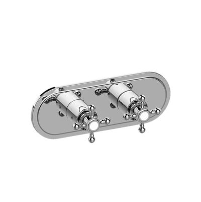 Graff Adley Traditional M-Series Valve Trim with Two Handles (Horizontal Orientation)
