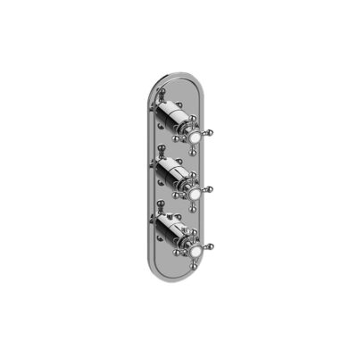 Graff Adley Traditional M-Series Valve Trim with Three Handles