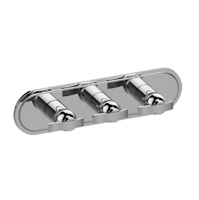 Graff Bali Traditional M-Series Valve Trim with Three Handles (Horizontal Orientation)