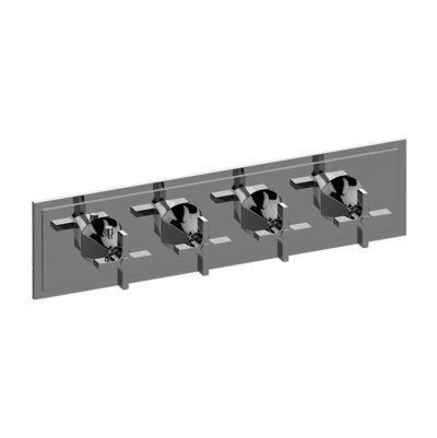 Graff Finezza DUE Finezza DUE, Vignola M-Series Valve Trim with Four Handles (Horizontal Orientation)