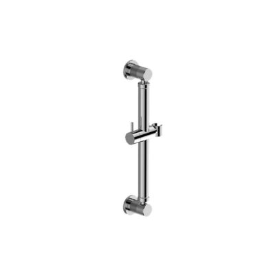 Graff Harley Round Grab Bar - 16'' w/handshower holder